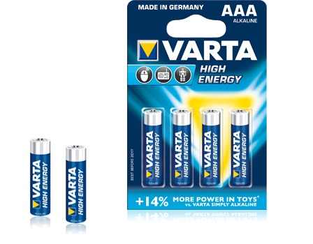 rocket To expose Bald Baterie alcalina Micro (AAA,R03) 1,5V 4903 Varta High Energy | AV Conectica
