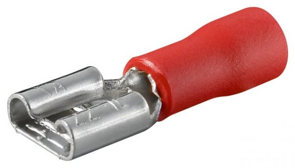Papuc electric izolat mama, rosu, cablu 0.5-1.0mm²