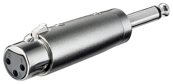Adaptor XLR mama la 6.35mm mono tata
