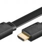 Cablu HDMI HS (viteza inalta) 2m HDMI A tata la HDMI A tata plat V1.4