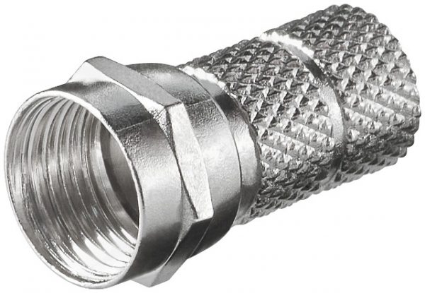 Mufa F pentru cablu coaxial, diametru intern 6.0mm
