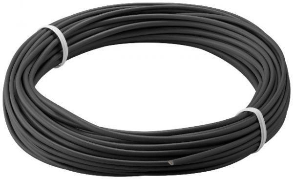 Cablu cupru multifilar izolat, 10m, negru