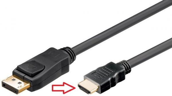 Cablu DisplayPort la HDMI 5m DP tata la HDMI A tata